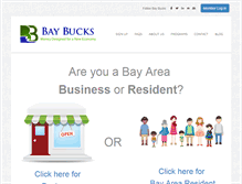 Tablet Screenshot of baybucks.com